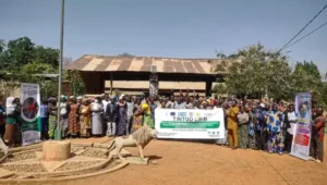 Sensibilisation de la population de Korbongou sur les droits des personnes handicapées, le civisme et le vivre-ensemble